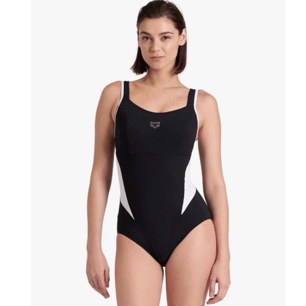 Arena Makimurax One Piece Swimsuit Black White Bodylift Size 34 NWT